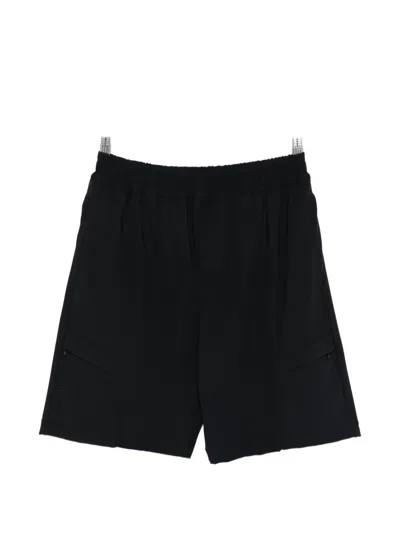 Eleventy Elastic-waistband Shorts In Black
