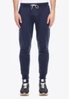 Eleventy Elasticated Track Pants In Blue