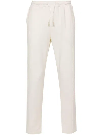 Eleventy Elasticated-waistband Track Pants In Neutrals