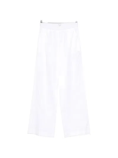 Eleventy Elasticated-waist Trousers In White