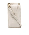 Eleventy Embossed Logo Mobile-phone Bag In Nude