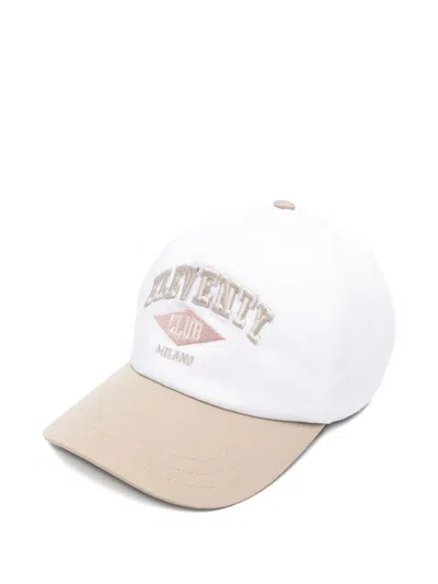 Eleventy Embroidered Baseball Cap In White