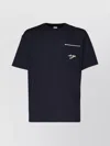 Eleventy Embroidered Cotton Pocket T-shirt
