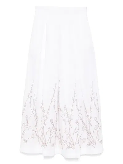 Eleventy Embroidered Maxi Dress