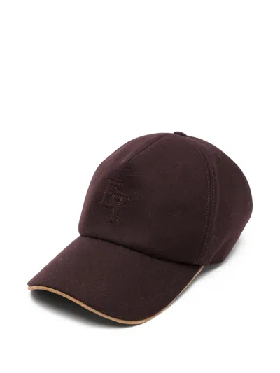Eleventy Embroidered-logo Baseball Cap In Neutral
