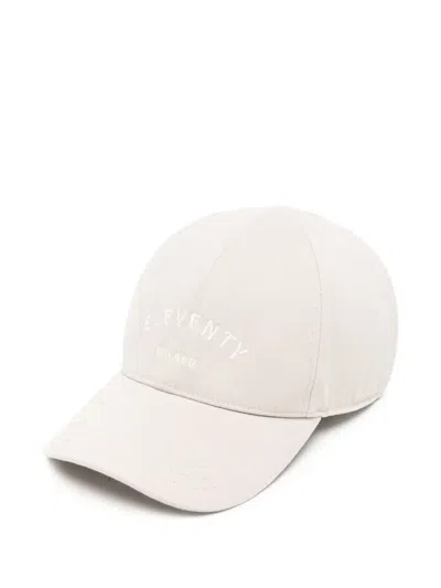 Eleventy Embroidered-logo Baseball Cap In Neutral