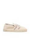 Eleventy Espardillas With Buckles In Beige