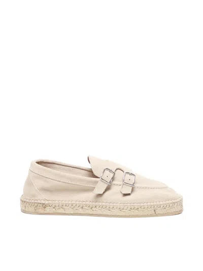 Eleventy Espardillas With Buckles In Beige