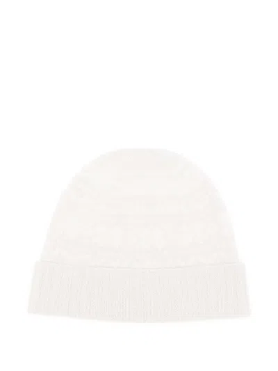 Eleventy Fair-isle Knitted Cashmere Beanie Hat In Neutral