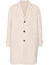 Eleventy Felted Coat In Neutrals