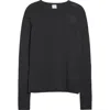 Eleventy Fine Gauge Cashmere Sweater In Black