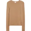 Eleventy Fine Gauge Cashmere Sweater In Brown
