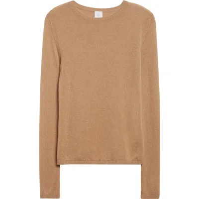 Eleventy Fine Gauge Cashmere Sweater In Brown