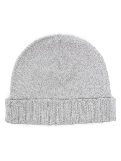 Eleventy Fine-knit Beanie In Grey