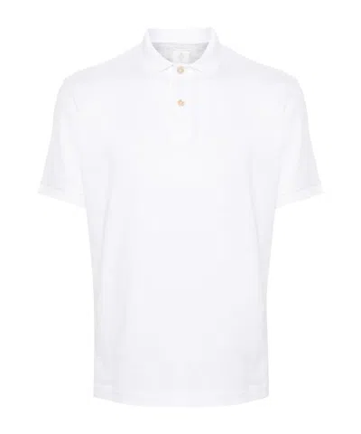 ELEVENTY FINE-KNIT COTTON POLO SHIRT
