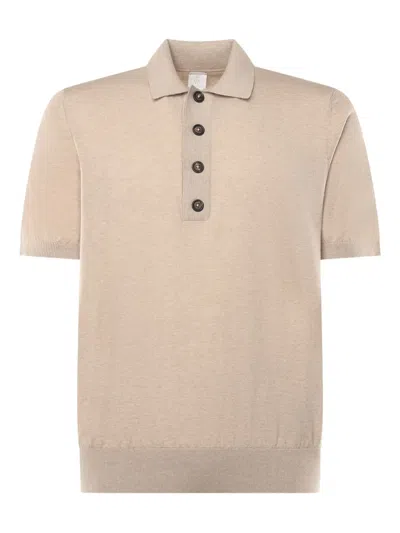 ELEVENTY FINE-KNIT POLO SHIRT