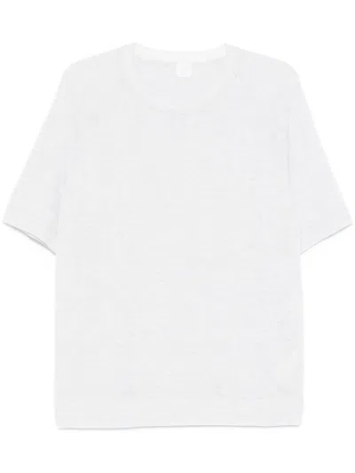 Eleventy Fine-knit T-shirt In 灰色