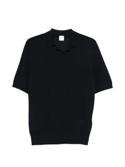 Eleventy Fine-knit T-shirt In Blue