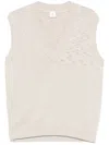 Eleventy V-neck Sweater In Neutrals