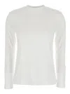 Eleventy White Crewneck T-shirt In White