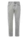 Eleventy Five Pocket Wrangler Jeans In Gray
