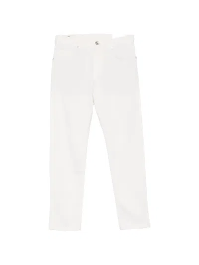 Eleventy Five-pocket Jeans In White