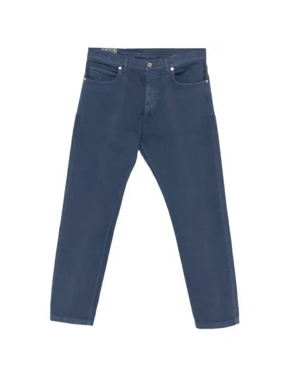 Eleventy Five-pocket Straight-leg Trousers In Blue