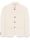 Eleventy Flannel Coat In Neutrals