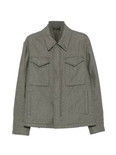 Eleventy Flap-pocket Jacket In Multi