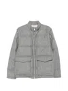 Eleventy Flap-pocket Padded Jacket In Multi