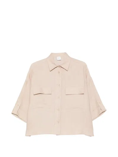 Eleventy Flap-pocket Shirt In Neutral