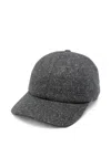 Eleventy Flecked Cap In Gray