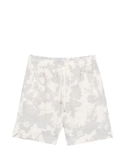 Eleventy Floral Deck Shorts In Multi