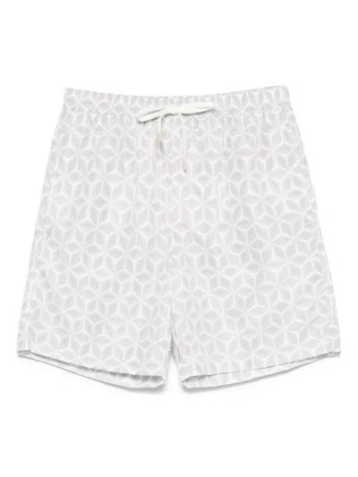 ELEVENTY FLORAL-PRINT SWIM SHORTS