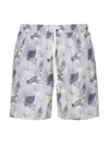 Eleventy Grey Sea Beach Boxer In Grey