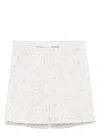 Eleventy Floral-print Swim Shorts In Neutrals