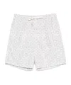 Eleventy Floral-print Swim Shorts In White