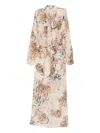 Eleventy Kleid Mit Blumen-print In Brown