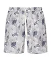 Eleventy Grey Sea Beach Boxer In Gray