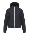 Eleventy Front Zip Casual Jacket In Black