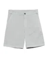 Eleventy Front-pockets Chino Shorts In Gray