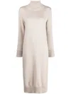 Eleventy Enges Strickkleid In Neutrals
