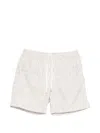 Eleventy Geometric-pattern Beach Shorts In Neutral