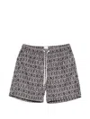 Eleventy Geometric Pattern Swim Trunks In Multi
