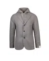 Eleventy Giacca Monopetto Grigia In Gray