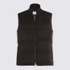 Eleventy Padded Zip-front Gilet In Brown