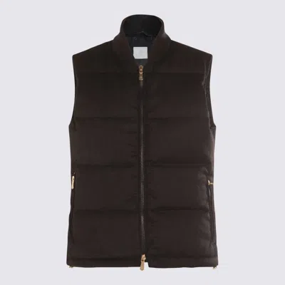 ELEVENTY ELEVENTY BLACK WOOL DOWN JACKET