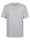 Eleventy Grey Crew Neck T-shirt In Gray
