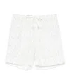 Eleventy Geometric-print Swim Shorts In Gray