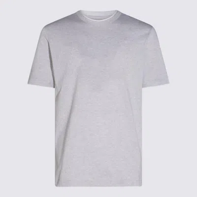 Eleventy Grey Cotton T-shirt